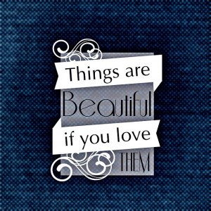 think beautiful is love