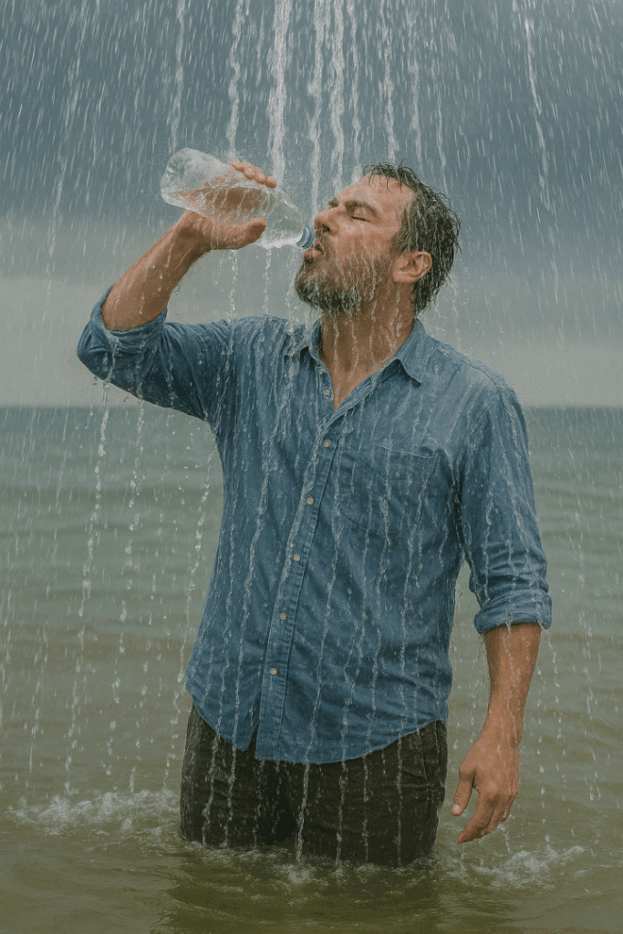 Ils ont de l'eau jusqu'au genou et ils crient à l'Eternel qu'ils on t soif