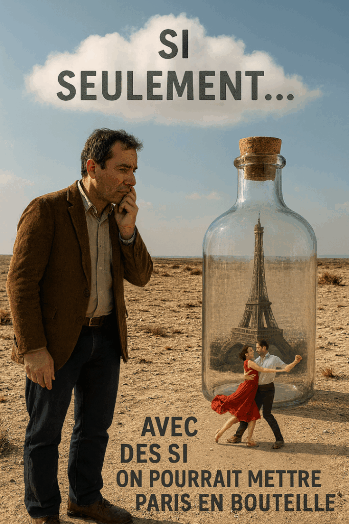 Avec des si, on pourrait mettre Paris en bouteille mais ce sont avec des choix et des mises en oeuvre que nous co-créons les changements réels dans notre vie.