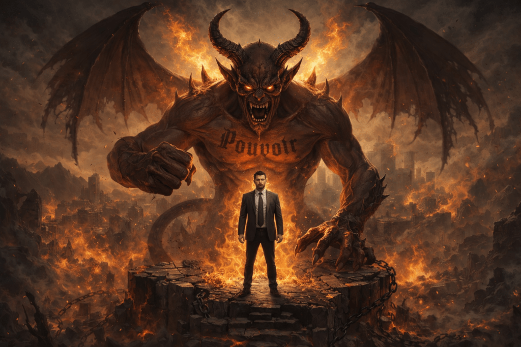 Danger du démon qui offre le pouvoir