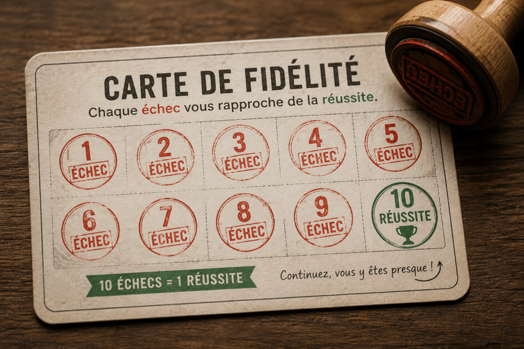 L'échec est un pré-requis à la réussite